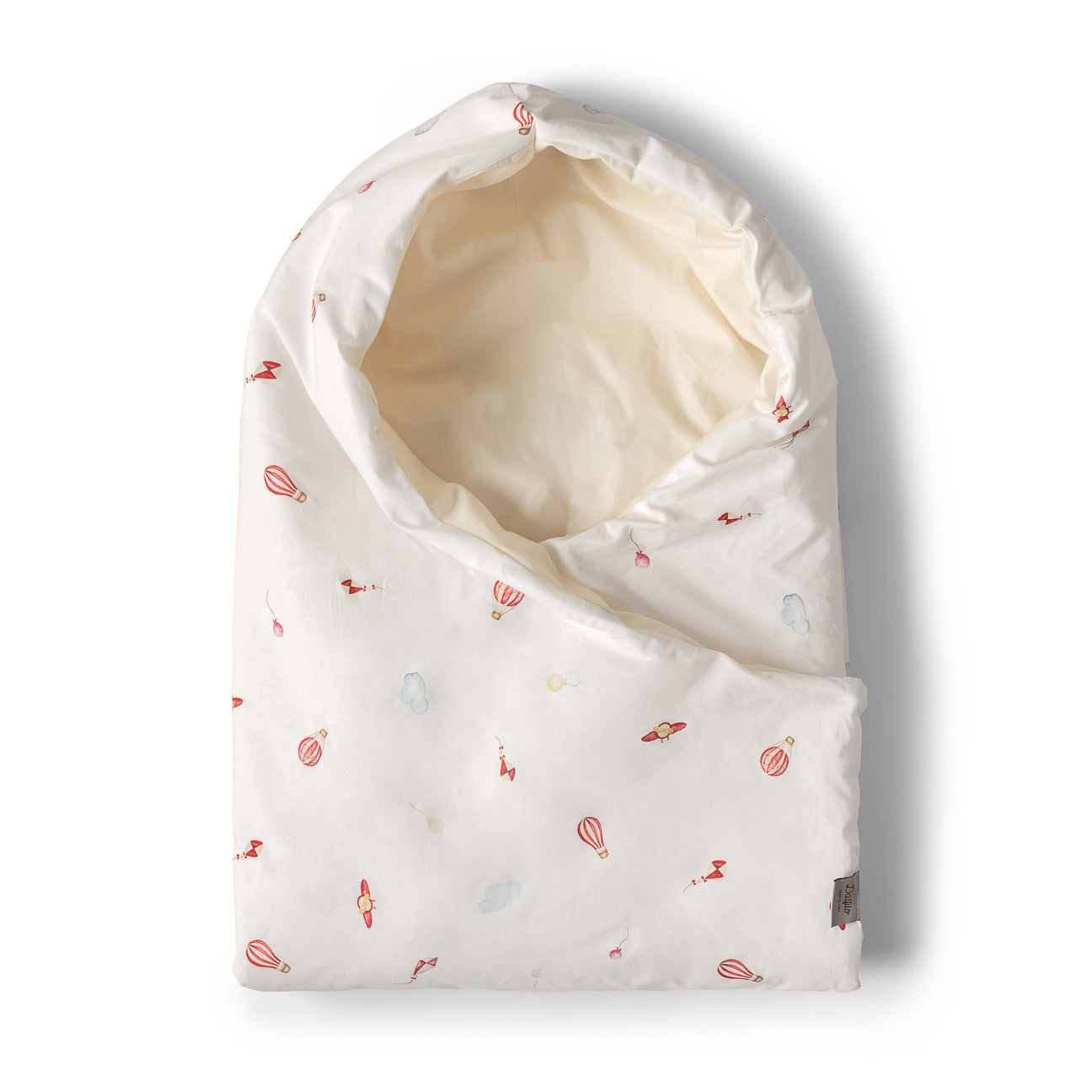Fußsack für den Kinderwagen für Neugeborene
- 0–6 Monate- Wolken- Perkal - Dalfilo