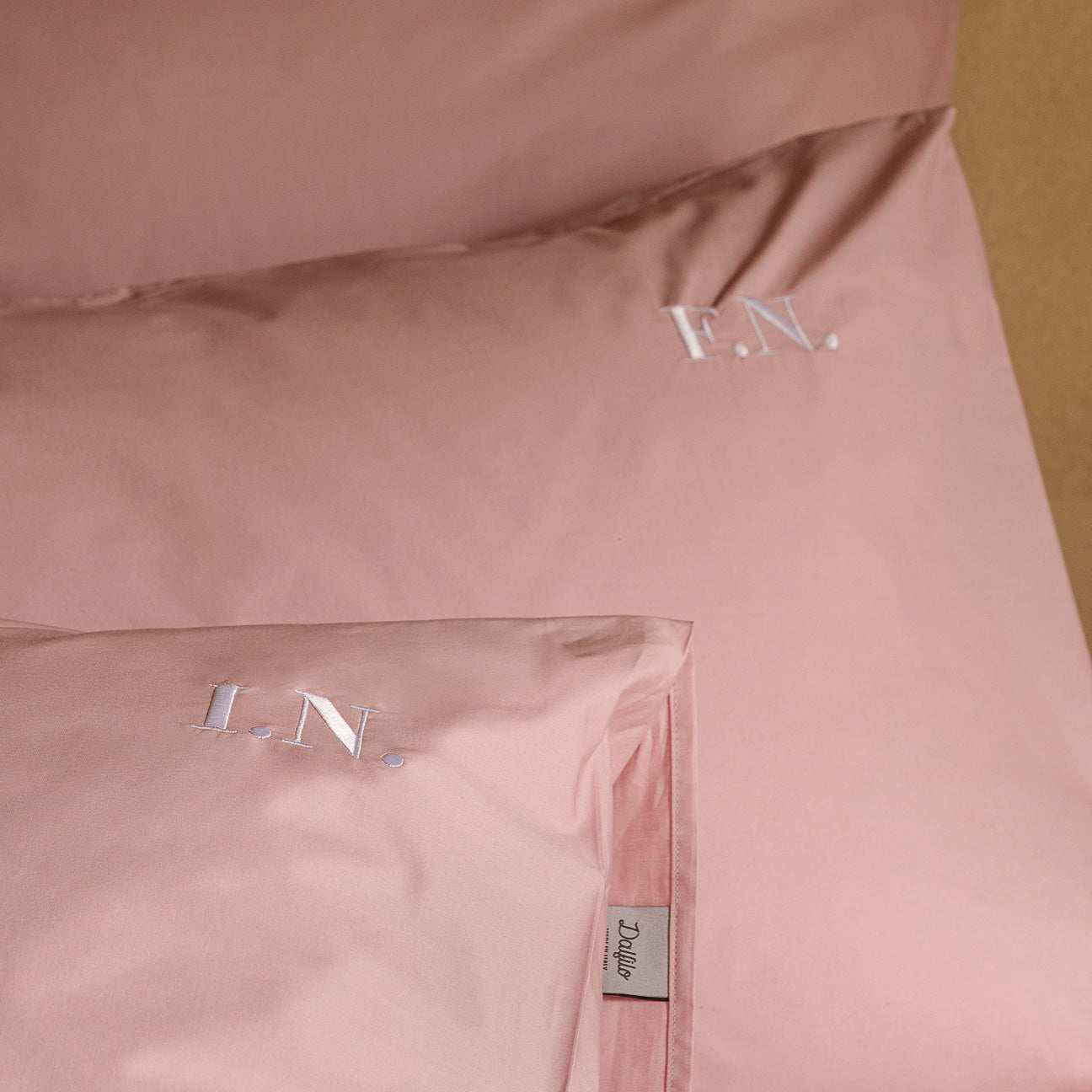 2er-Set Baumwolle Kissenbezug
- 40x80 cm- Mauve- Perkal - Dalfilo