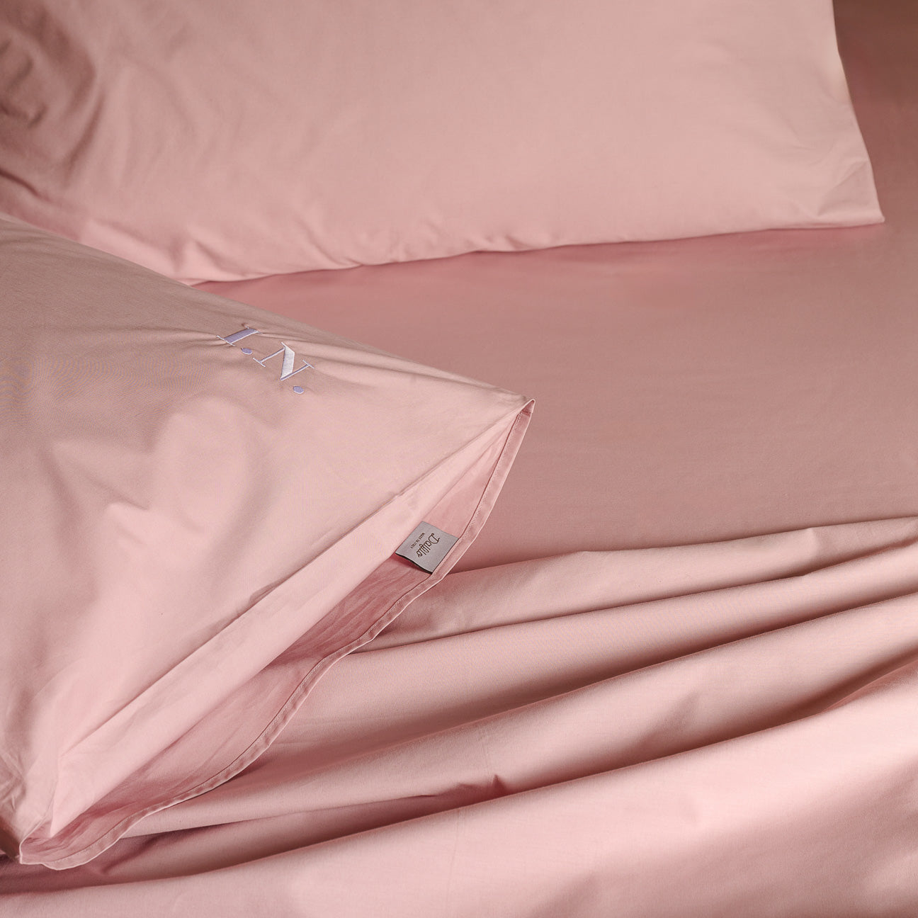Baumwolle Spannbettlaken
- 90x200 cm- Mauve- Perkal - Dalfilo