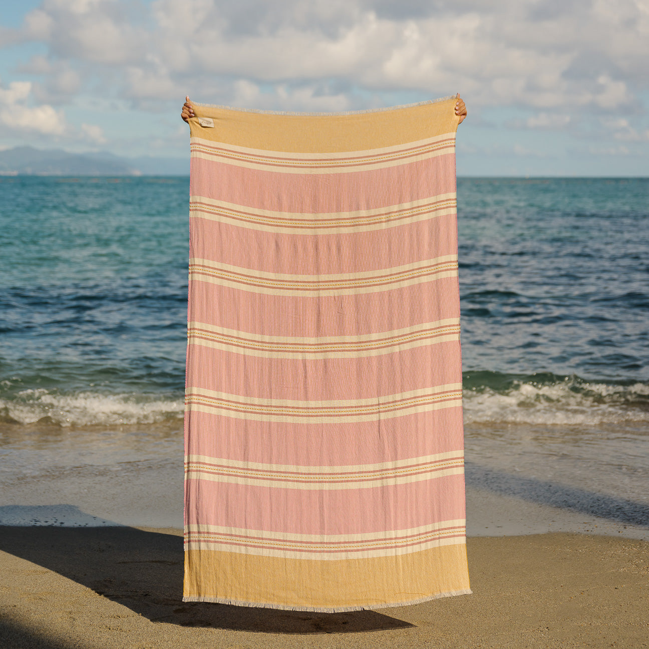 Strandtuch Brise
- 100x175 cm- Sonnenuntergang- Baumwolle - Dalfilo