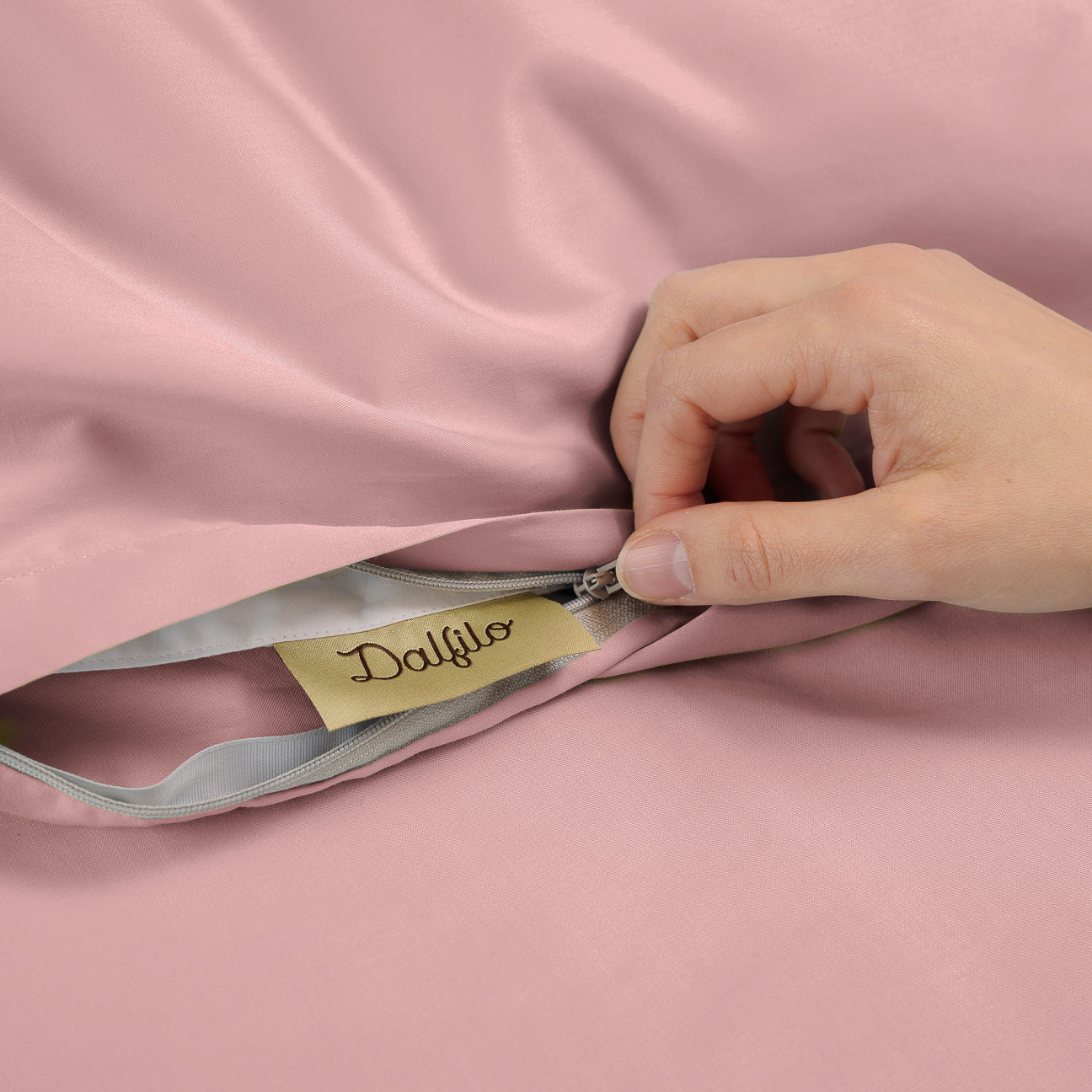 Baumwolle Bettwäsche-Set
- Mauve- Perkal - Dalfilo