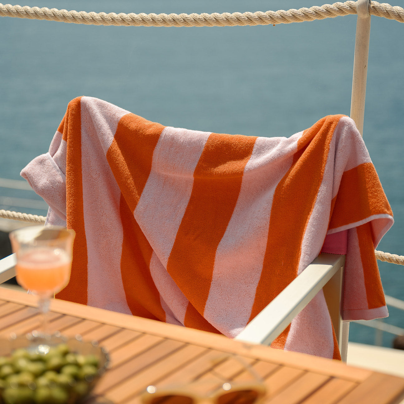Strand-Badetuch Portofino
- 100x180 cm- Spritz- Baumwolle - Dalfilo