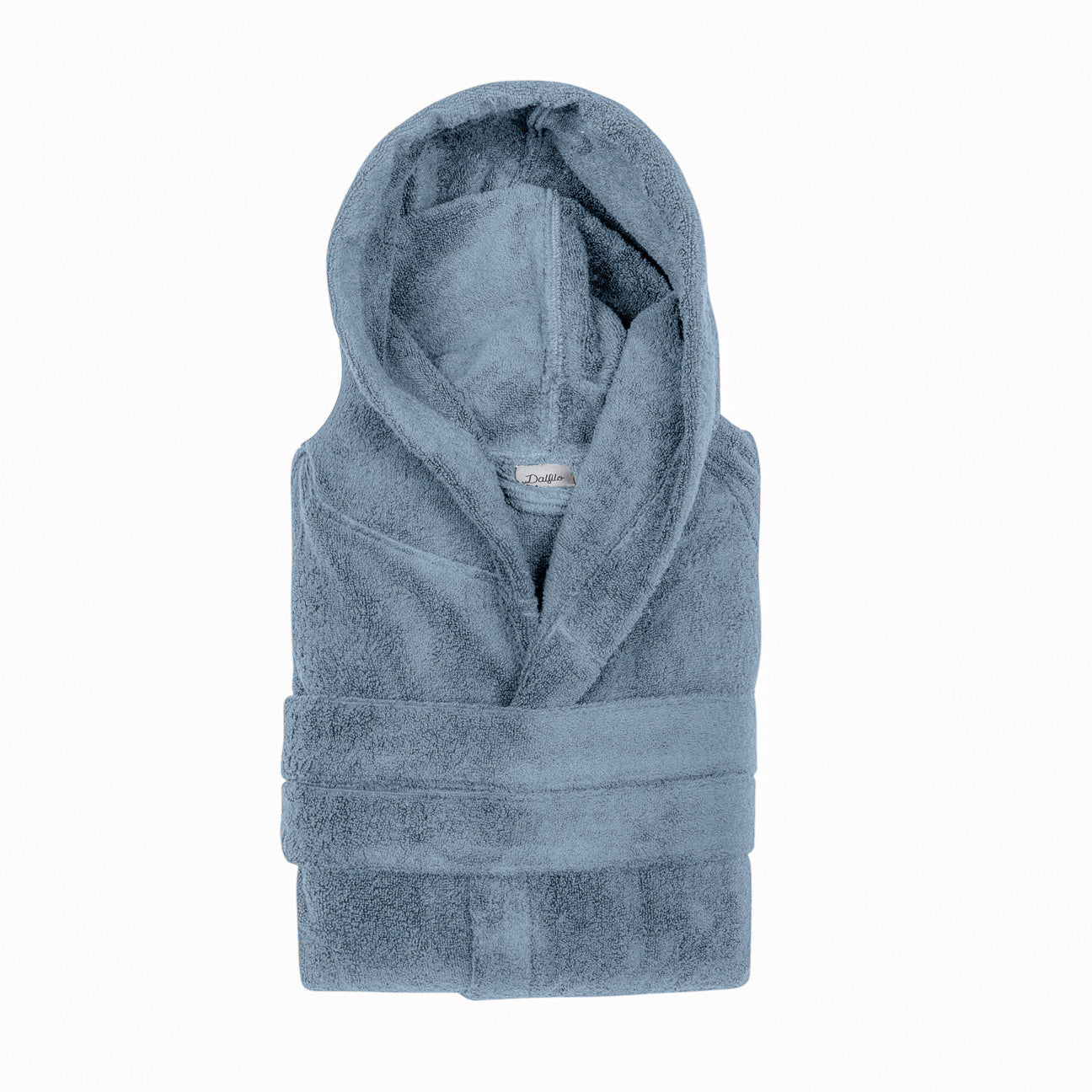 Bademantel Klassik mit Kapuze
- S- Denim- Baumwolle - Dalfilo